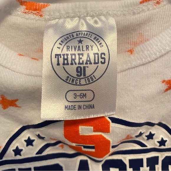 Rivalry threads syracuse orange unisex baby bodysuits set of 3 size 3-6 months - Picture 7 of 8